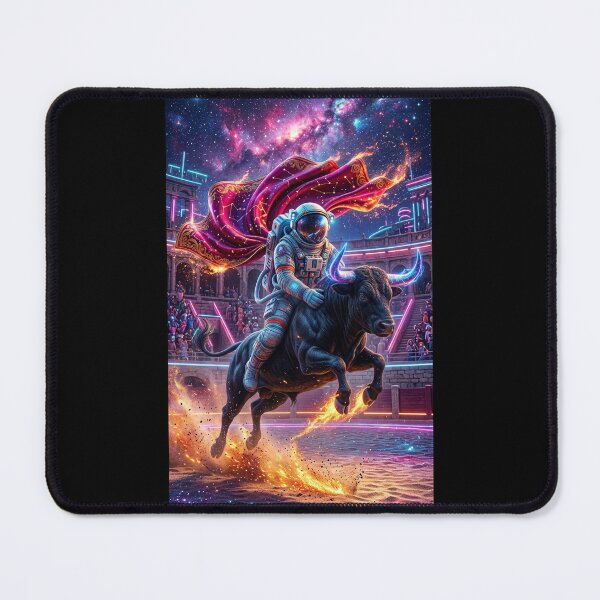 Item preview, Cosmic Matador: Astronaut Bull Riding in Space Arena designed and sold by Rain-Road.