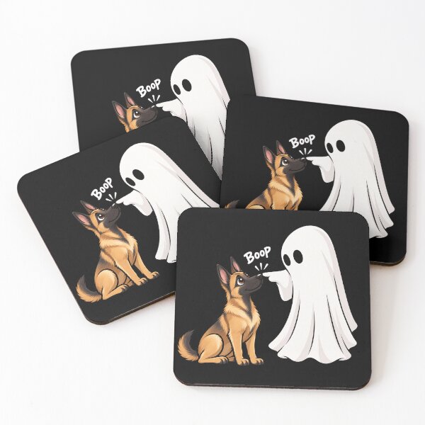 Item preview, Funny Ghost Belgian Malinois Dog Boop Halloween Design Mom Dad designed and sold by rafaeltto.