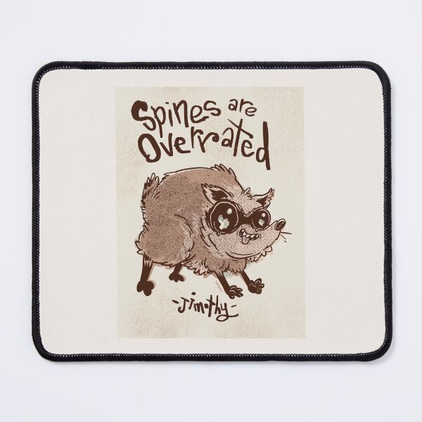 Item preview, Spines Are Overrated Funny Goblin Jimothy Vintage Halftone Illustration designed and sold by Nate Bear.