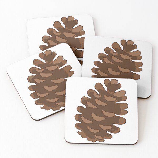 Item preview, Pine Cone Brown Winter Botanicals Woodland designed and sold by sdcreations210.