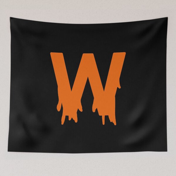 Item preview, Halloween Alphabet Letters W Halloween Team designed and sold by vibeno1.