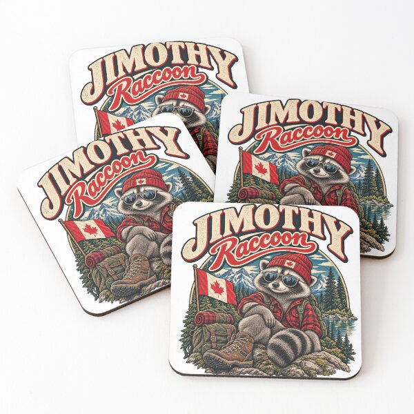 Item preview, Jimothy Raccoon – Raccoon and Canadian wilderness, vintage adventure designed and sold by mocci10.