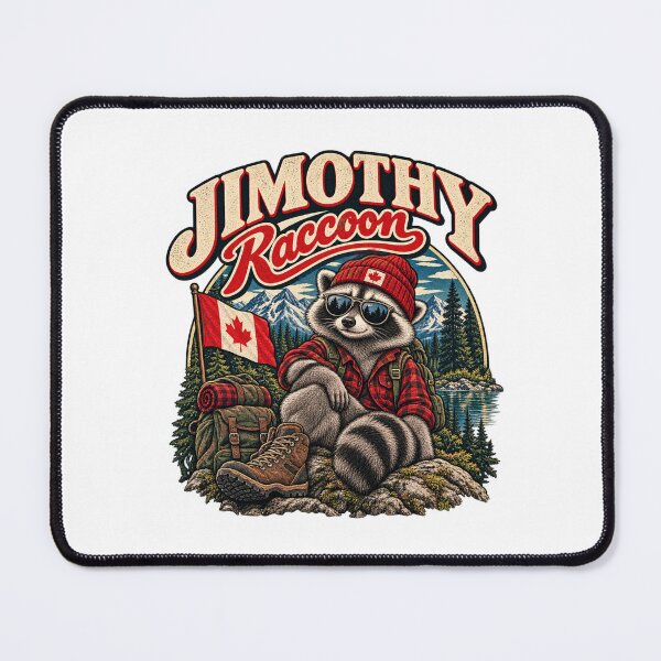 Item preview, Jimothy Raccoon – Raccoon and Canadian wilderness, vintage adventure designed and sold by mocci10.