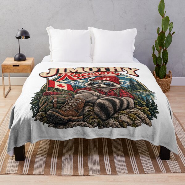 Item preview, Jimothy Raccoon – Raccoon and Canadian wilderness, vintage adventure designed and sold by mocci10.