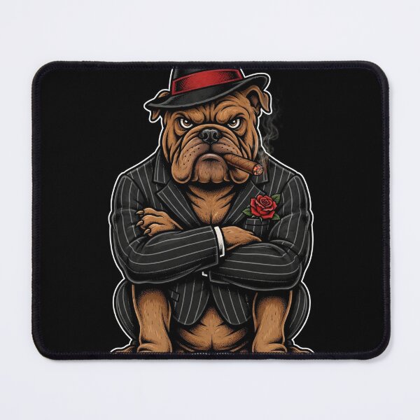 Item preview, Pinstripe Bulldog Cigar Art designed and sold by Gangster-Design.