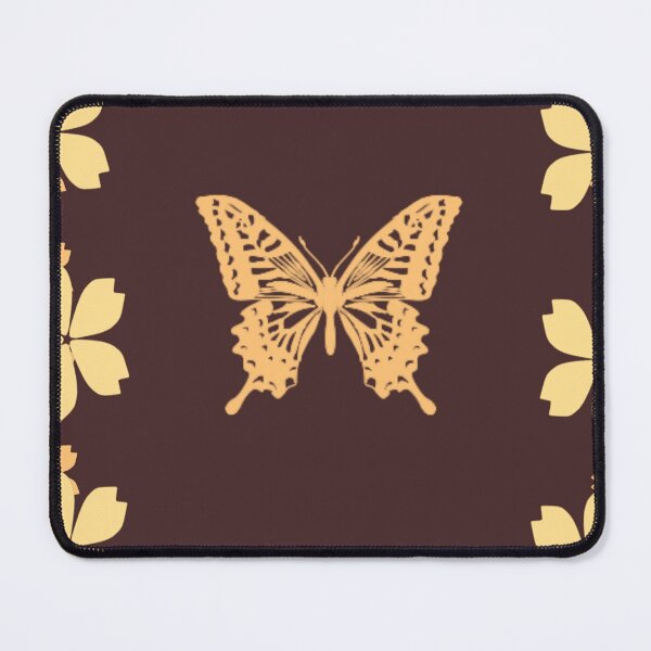 Item preview, Golden Butterfly Floral Silhouette designed and sold by BaraisVisuals.