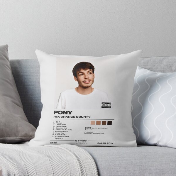 Item preview, Pony by Rex Orange County - Tracklist Art designed and sold by FourthWall Prints.