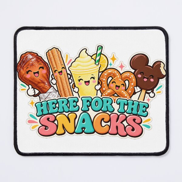 Item preview, Here For The Snacks Cute Theme Park Food Turkey Leg Churro designed and sold by yaney85.