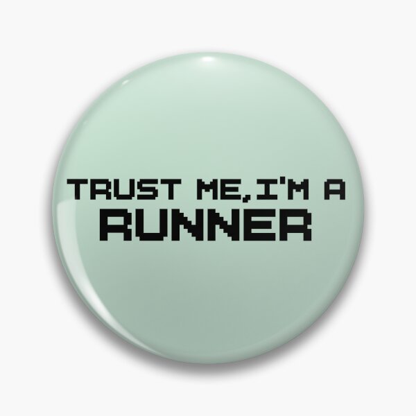 Item preview, Trust Me I’m a Runner – Bold Typography Sticker designed and sold by tviyluv.