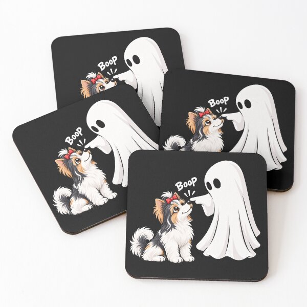 Item preview, Funny Ghost Biewer Terrier Dog Boop Halloween Design Mom Dad designed and sold by rafaeltto.