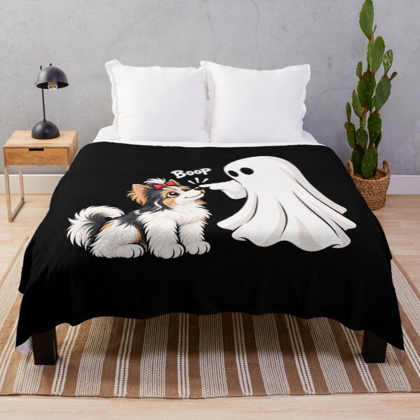 Item preview, Funny Ghost Biewer Terrier Dog Boop Halloween Design Mom Dad designed and sold by rafaeltto.
