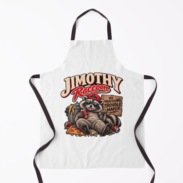 Item preview, Jimothy Raccoon – Professional troublemaker, funny and rebellious raccoon designed and sold by mocci10.