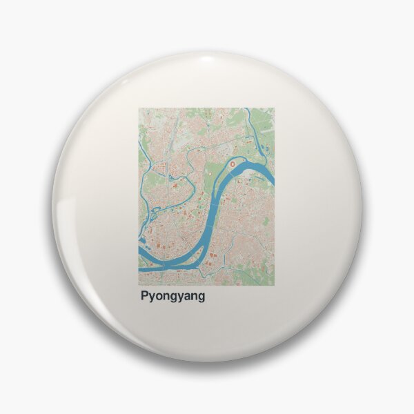 Item preview, Pyongyang Minimalistic Map Art designed and sold by MapsNerd.