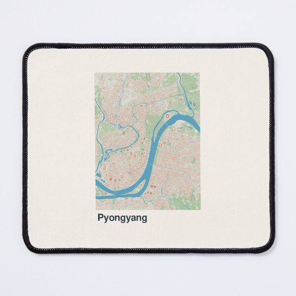 Item preview, Pyongyang Minimalistic Map Art designed and sold by MapsNerd.