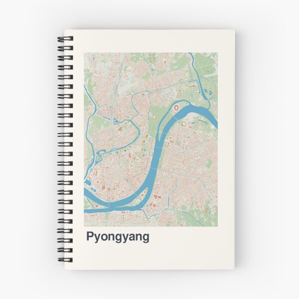 Item preview, Pyongyang Minimalistic Map Art designed and sold by MapsNerd.
