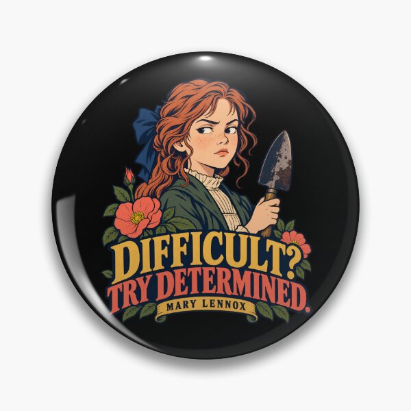 Item preview, The Secret Garden: Difficult? Try Determined designed and sold by Fenay Designs.