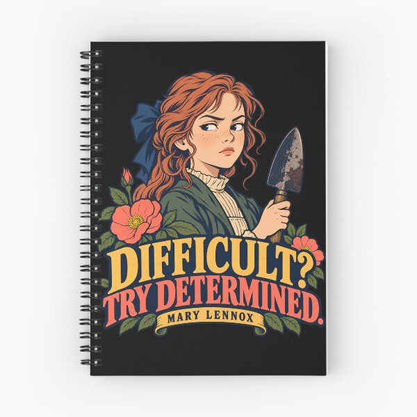 Item preview, The Secret Garden: Difficult? Try Determined designed and sold by Fenay Designs.