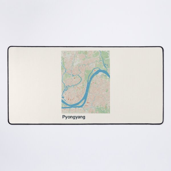 Item preview, Pyongyang Minimalistic Map Art designed and sold by MapsNerd.