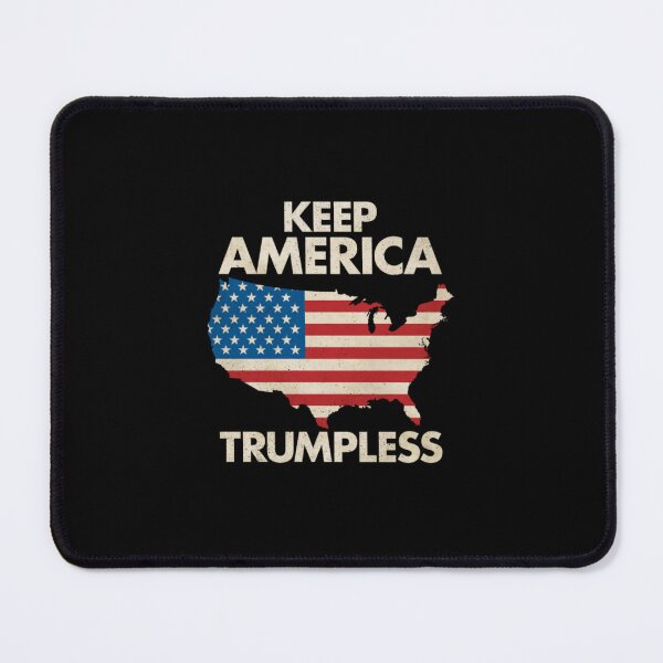 Item preview, Patriotic Distressed US Map Silhouette Political Slogan designed and sold by GertrudHauser.
