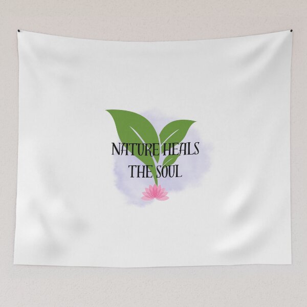 Item preview, Nature Heals The Soul Spiritual Healing Yoga Lotus designed and sold by Palette _Vibes.