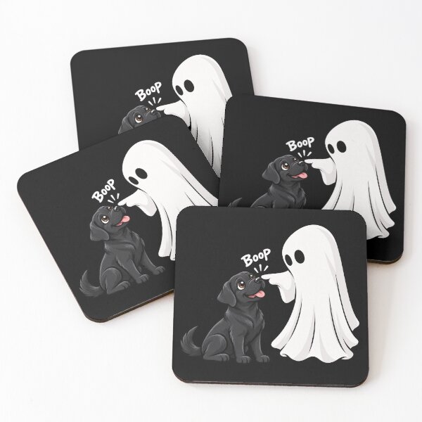 Item preview, Funny Ghost Black Labrador Dog Boop Halloween Design Mom Dad designed and sold by rafaeltto.