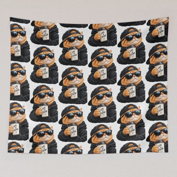 Item preview, Cool Cat Coffee Streetwear designed and sold by InterStore78.