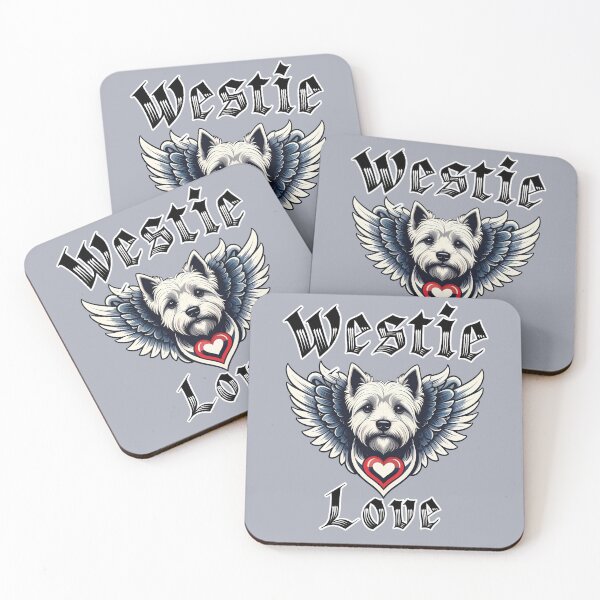 Item preview, Westie Love Tattoo Style Art designed and sold by WestieMDR.