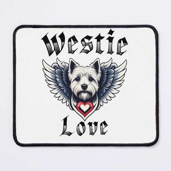 Item preview, Westie Love Tattoo Style Art designed and sold by WestieMDR.