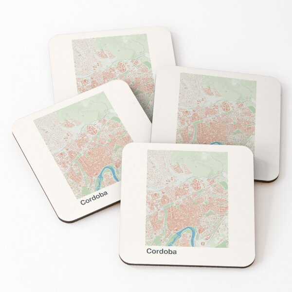 Item preview, Cordoba Minimalistic Map Art designed and sold by MapsNerd.