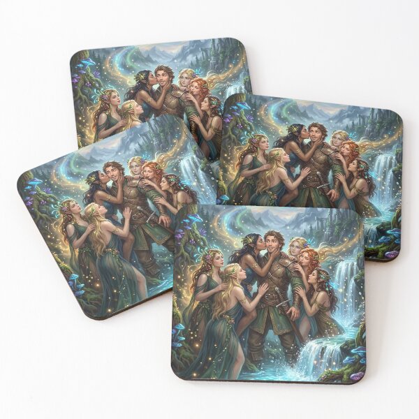 Item preview, Nymphs Welcoming a Wanderer to Their Sacred Grove designed and sold by Lucid Dream Pixel.