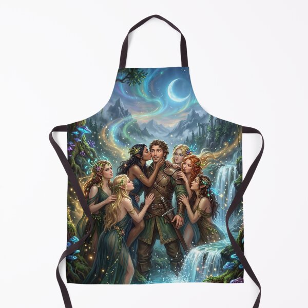 Item preview, Nymphs Welcoming a Wanderer to Their Sacred Grove designed and sold by Lucid Dream Pixel.