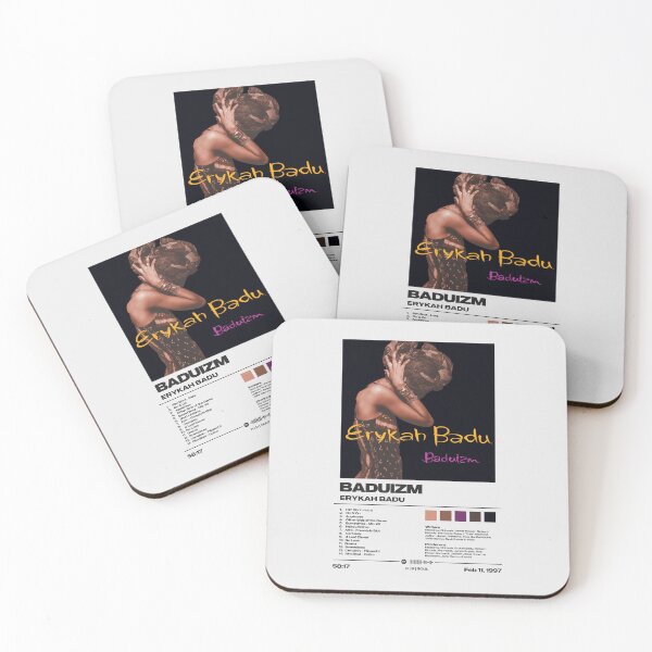 Item preview, Baduizm by Erykah Badu - Minimalist Tracklist Art designed and sold by FourthWall Prints.