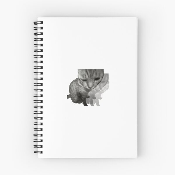 Item preview, Silly Tabby Cat Shaking Cursed Meme Art designed and sold by fahiko.