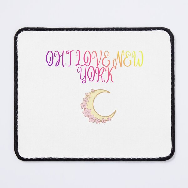 Item preview, oh I love New York elegant vintage floral moon typography designed and sold by stileepensieri.
