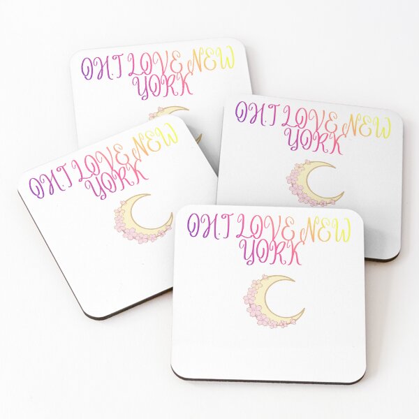 Item preview, oh I love New York elegant vintage floral moon typography designed and sold by stileepensieri.