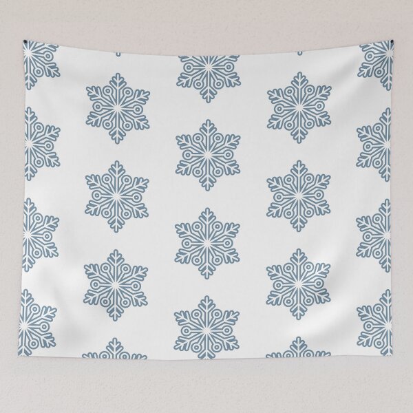 Item preview, Winter Snowflake White Seamless Pattern Art designed and sold by ​Jyoti Digital Artist.