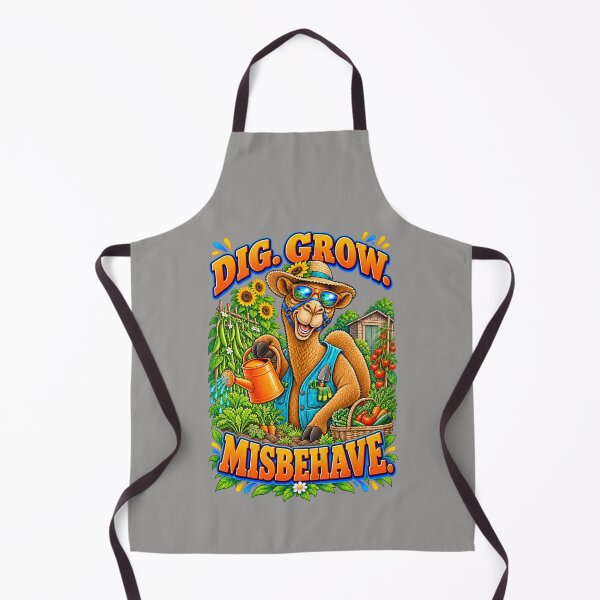 Item preview, Dig. Grow. Misbehave – Funny Lifestyle and Pets T-Shirt – Funny Camel T-Shirt Animal Graphic Camel T-Shirt designed and sold by Camel & Quirk.