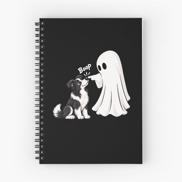Item preview, Funny Ghost Border Collie Dog Boop Halloween Design Mom Dad designed and sold by rafaeltto.