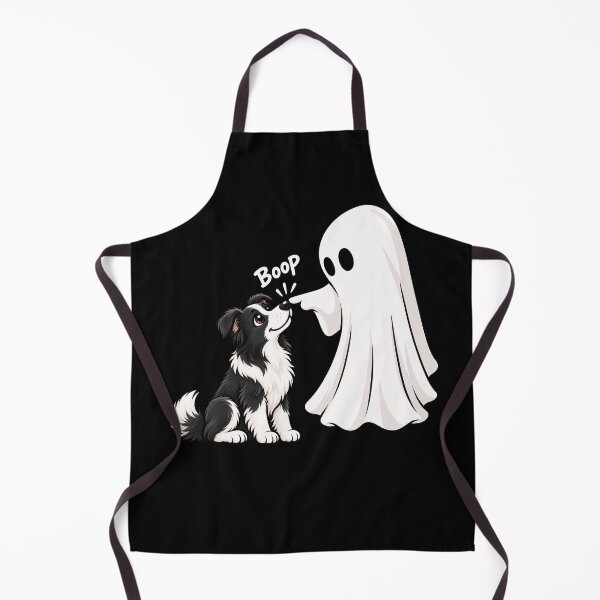 Item preview, Funny Ghost Border Collie Dog Boop Halloween Design Mom Dad designed and sold by rafaeltto.