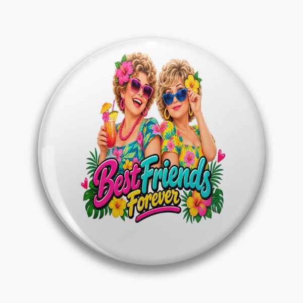 Item preview, Best Friends Forever Colorful Floral Design designed and sold by Artbysarmina.