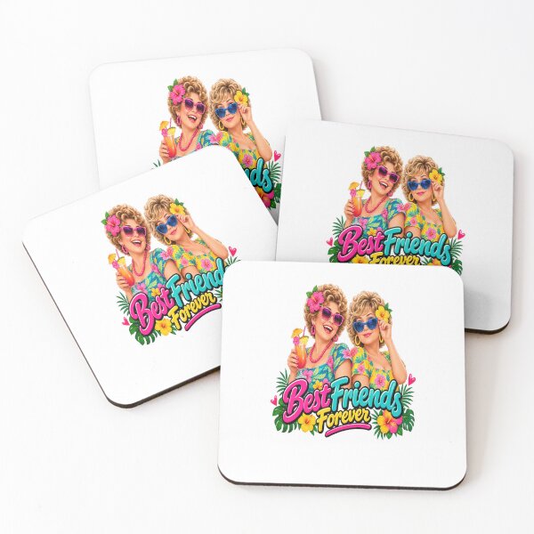 Item preview, Best Friends Forever Colorful Floral Design designed and sold by Artbysarmina.