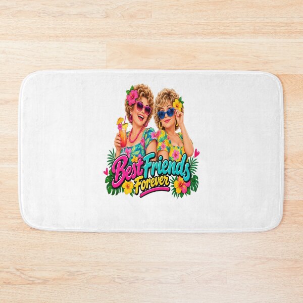 Item preview, Best Friends Forever Colorful Floral Design designed and sold by Artbysarmina.