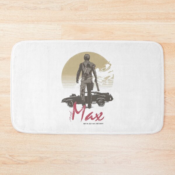Item preview, Post Apocalyptic Desert Warrior Muscle Car Sunset Art designed and sold by GertrudHauser.