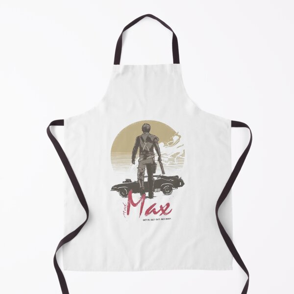 Item preview, Post Apocalyptic Desert Warrior Muscle Car Sunset Art designed and sold by GertrudHauser.