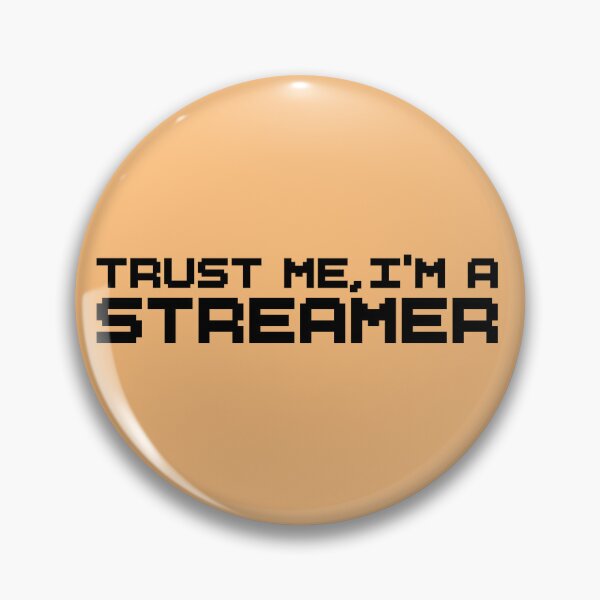 Item preview, Trust Me I’m a Streamer – Bold Typography Sticker designed and sold by tviyluv.