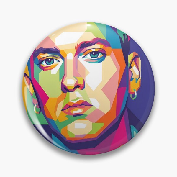 Aperçu de l'œuvre Eminem pop art créée et vendue par Zamziri.