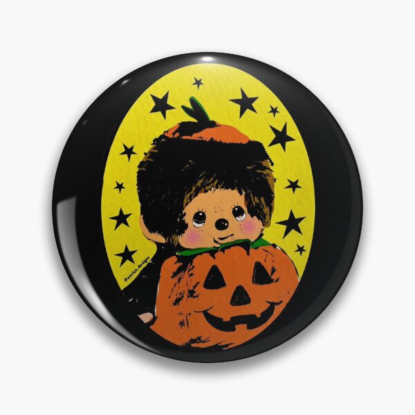 Item preview, Monchhichi Pumpkin Halloween designed and sold by Nekoojimeo.
