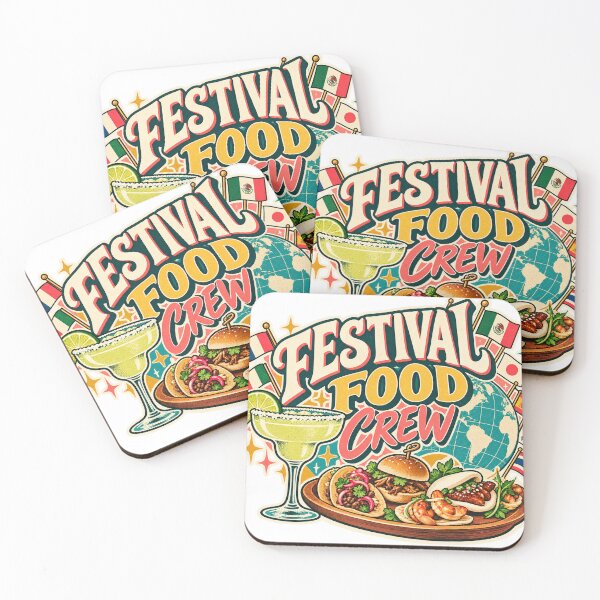 Item preview, Festival Food Crew Retro World Food Tour Tasting Squad designed and sold by yaney85.
