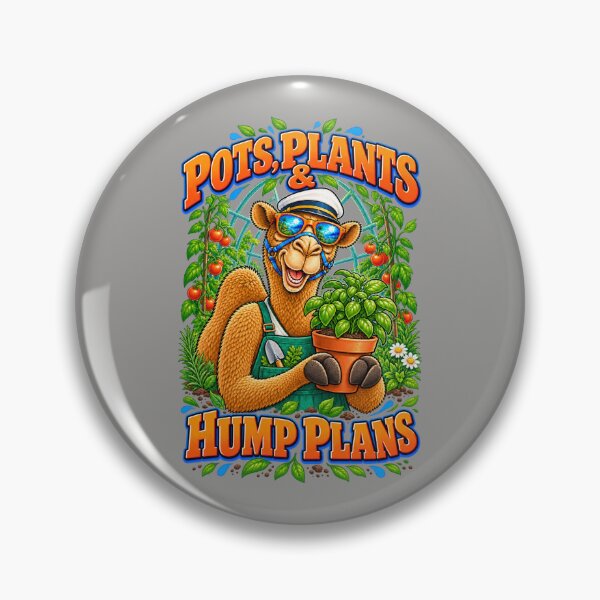 Item preview, Pots, Plants & Hump Plans – Funny Lifestyle and Pets T-Shirt – Funny Camel T-Shirt Animal Graphic Camel T-Shirt designed and sold by Camel & Quirk.