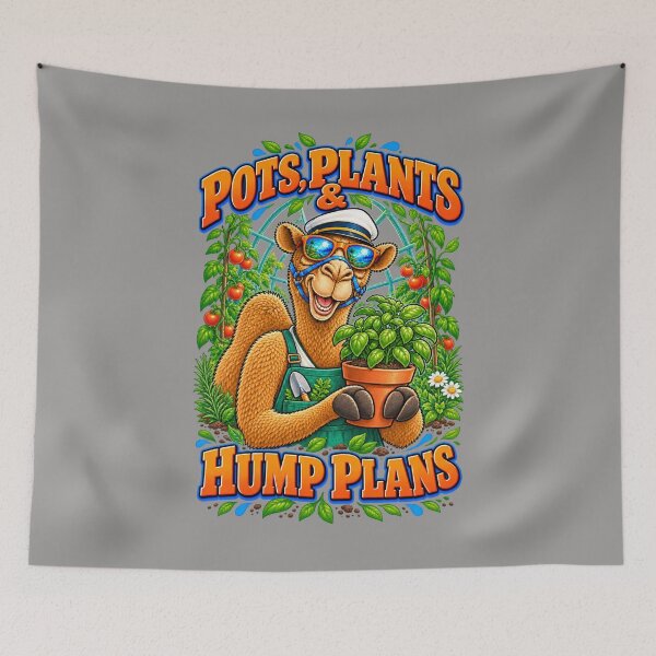 Item preview, Pots, Plants & Hump Plans – Funny Lifestyle and Pets T-Shirt – Funny Camel T-Shirt Animal Graphic Camel T-Shirt designed and sold by Camel & Quirk.